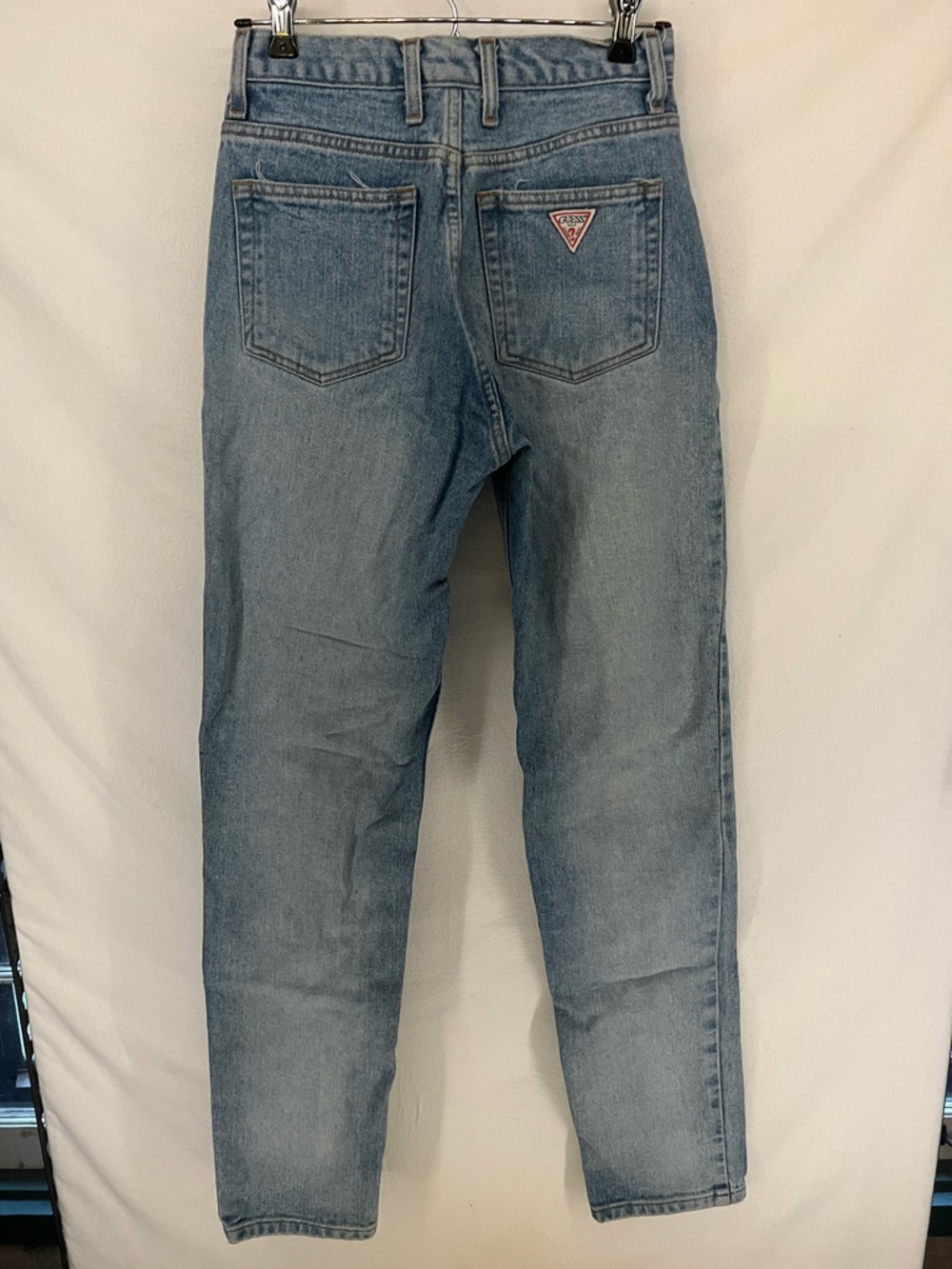 Vintage 90s Guess Light Wash High Waisted Style 1050 Denim Jeans Women’s Size 28 - Picture 2 of 8